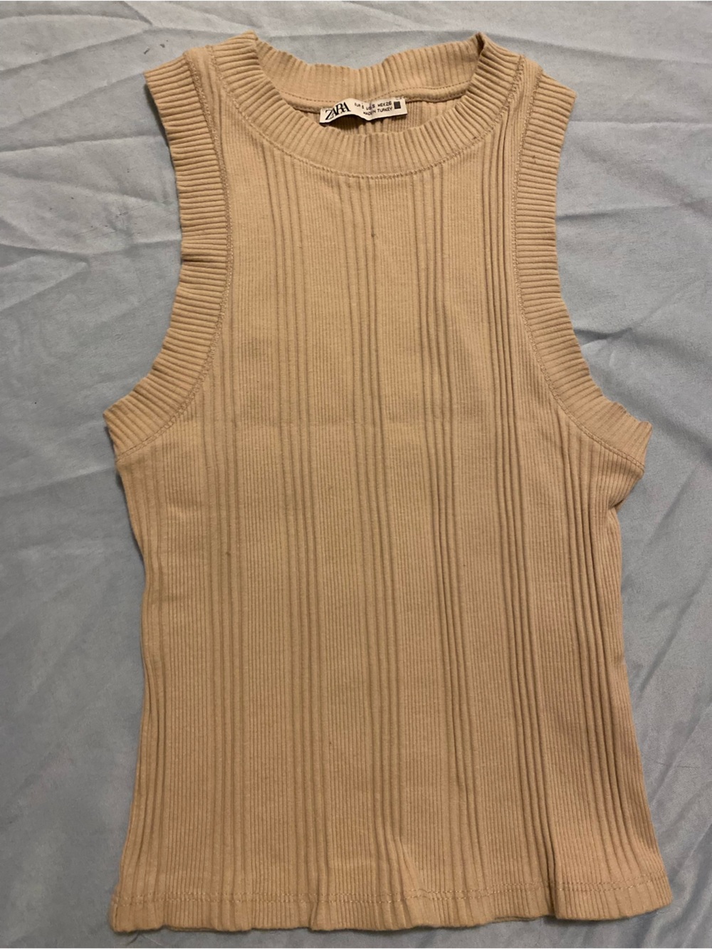 Zara Women’s Size Small Ribbed Knit Sleeveless Tank Top